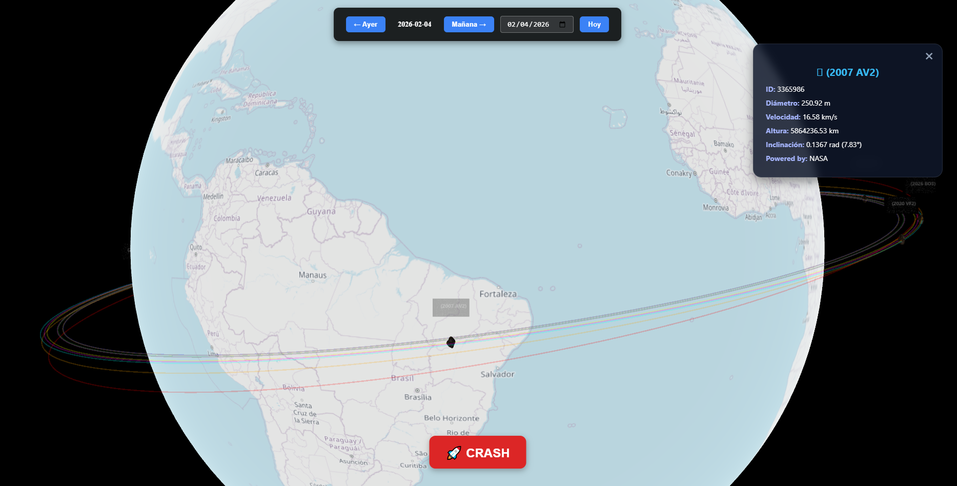 C.R.A.S.H.
Hackathon NSAC2025 en 32 horas